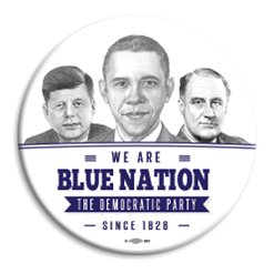 Blue Nation Presidents 3" Button 