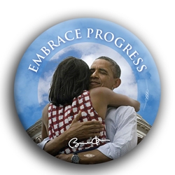 Embrace Progress 3" Button 