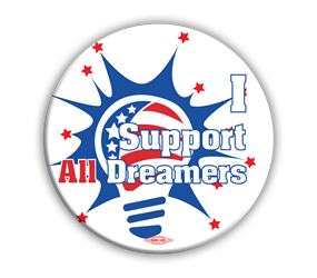 I Support All Dreamers 3" Button 