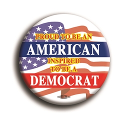 Inspired To Be A Democrat 2.25" Button 