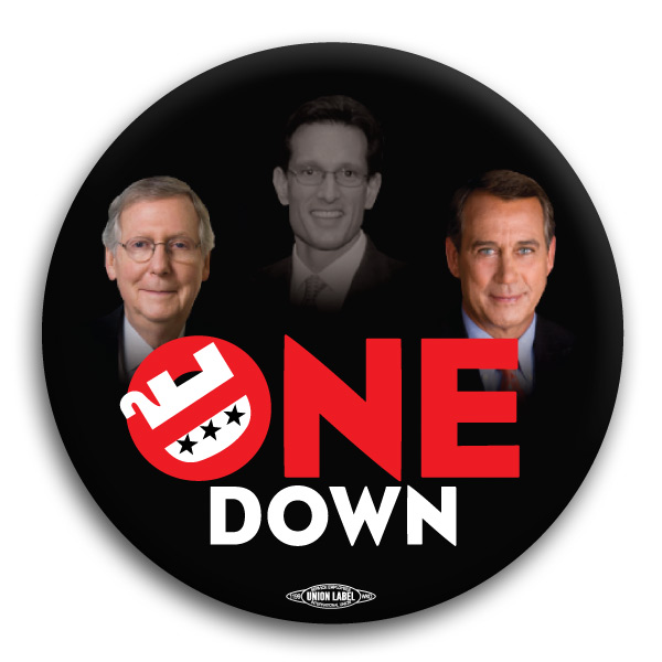 Eric Cantor - One Down Button