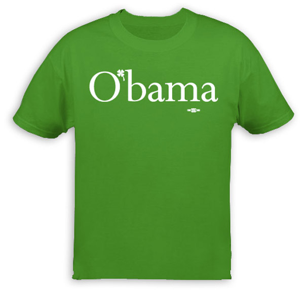 Obama Shamrock Green T-Shirt