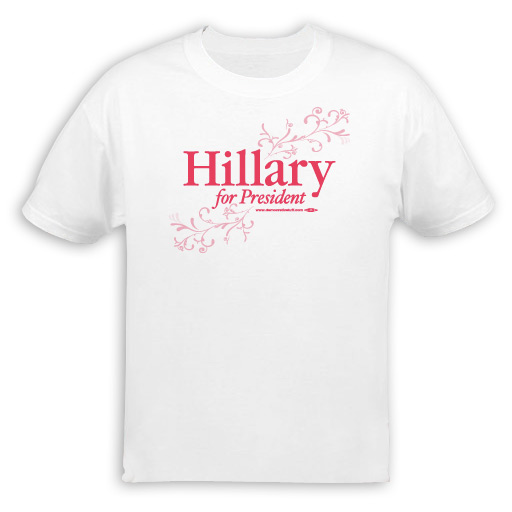 Hillary Clinton for President Flower T-Shirt