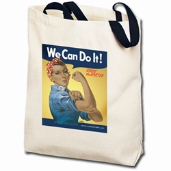 We Can Do It! Ethnic Rosie the Riveter Totebag