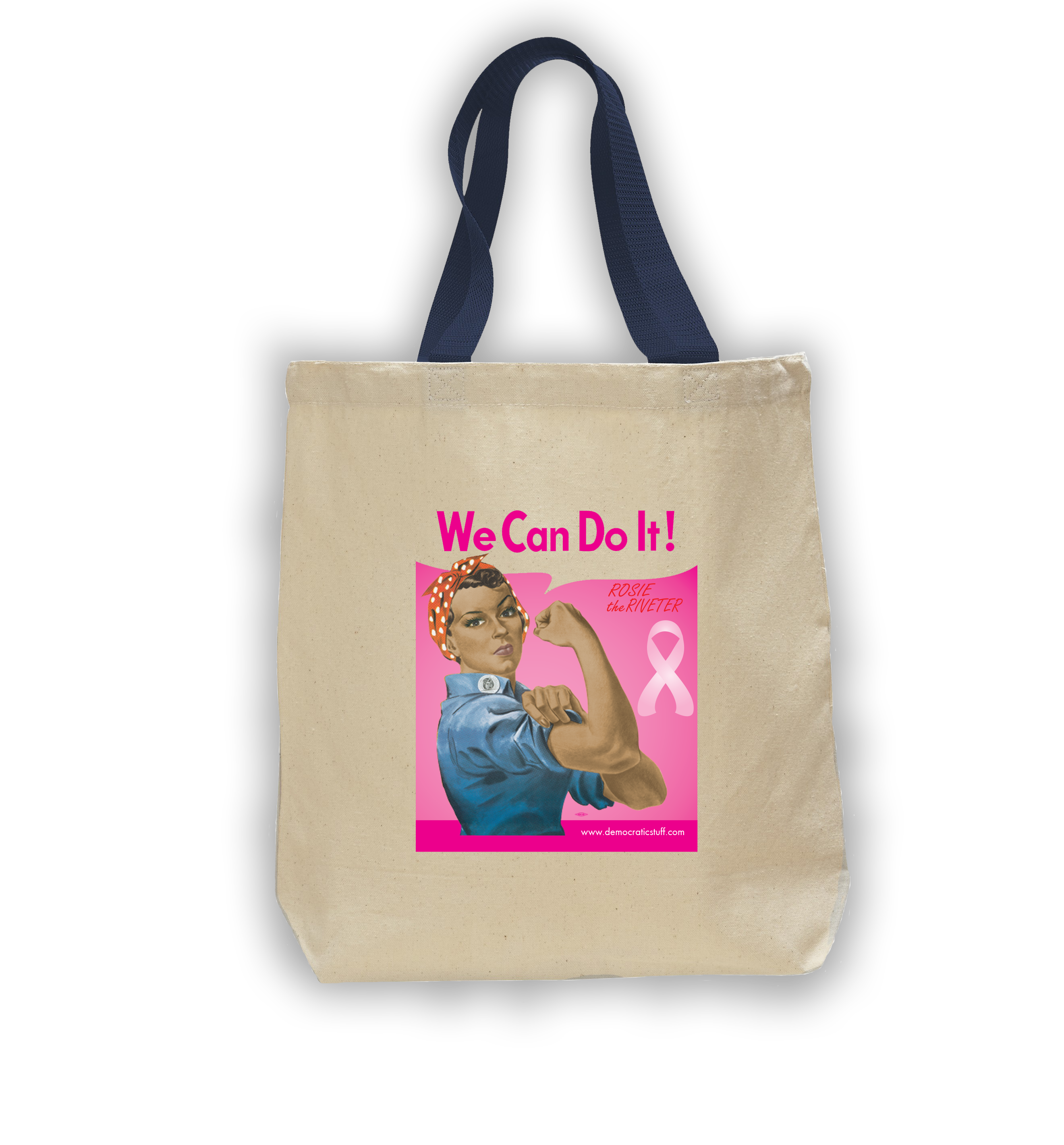 Ethnic Rosie in Pink Tote Bag - #TB62328 - DemocraticStuff.com2641 x 2841