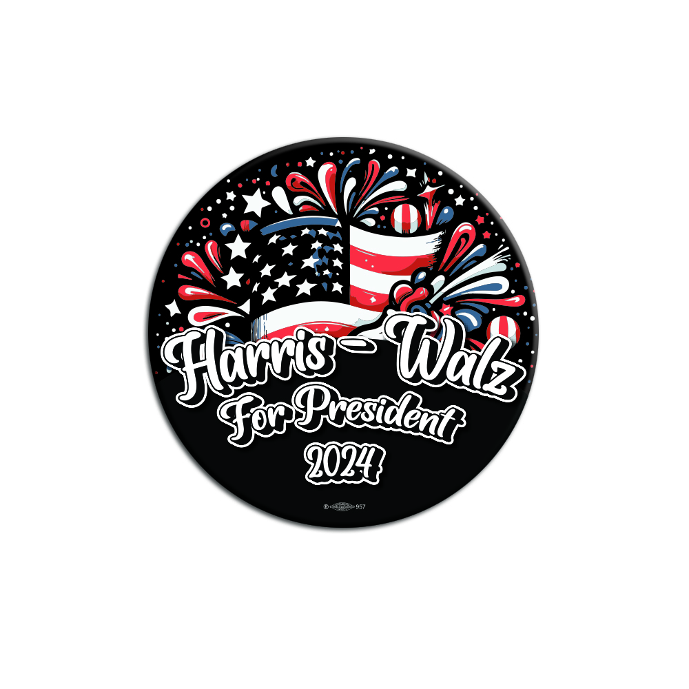 Harris Walz Fireworks 2.25 Inch Button - #62778_BT_Harris Fireworks ...