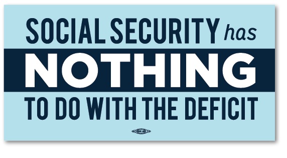 Social Security ≠ The Deficit Bumper Sticker - #BS58478 ...