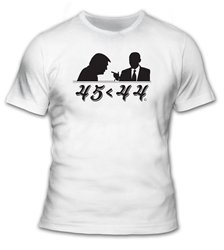 45<44 Black and White T-Shirt 