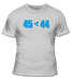 45<44 in Blue T-Shirt - TS62317-WHITE-SM