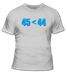 45<44 in Blue T-Shirt - TS62317-WHITE-SM