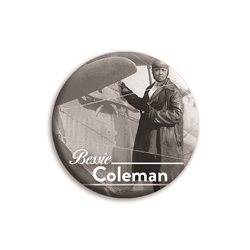 Bessie Coleman 3" Button 