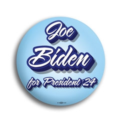 Biden in 2024 2.25 Light Blue Button 