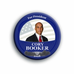 Cory Booker for President 3" Button 