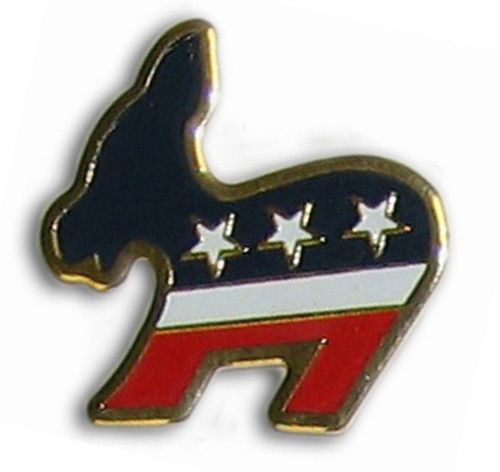Democratic Donkey Lapel Pin