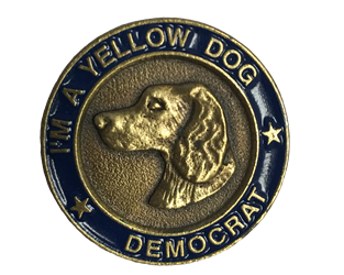 Im a Yellow Dog Democrat Lapel Pin 