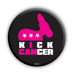 Kick Cancer 3" Button 