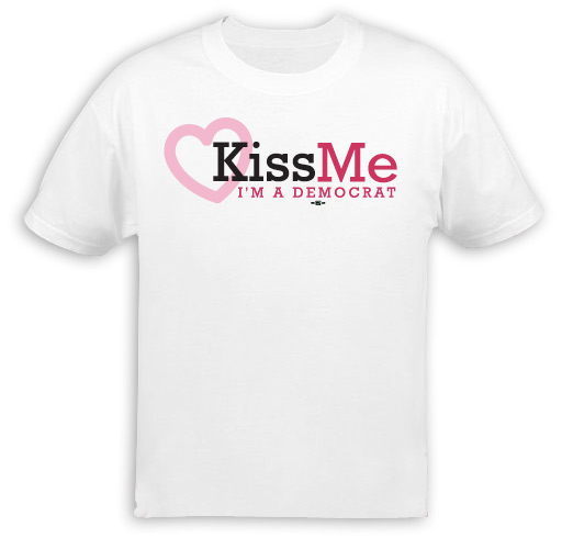 Kiss Me I'm a Democrat T-Shirt