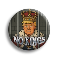 No Kings 3" Button 