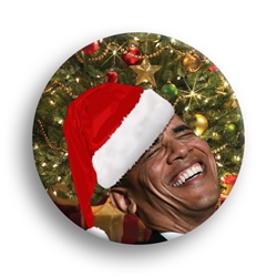 Jolly Obama 3" Button 