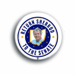 Return Sherrod To The Senate 3" Button 
