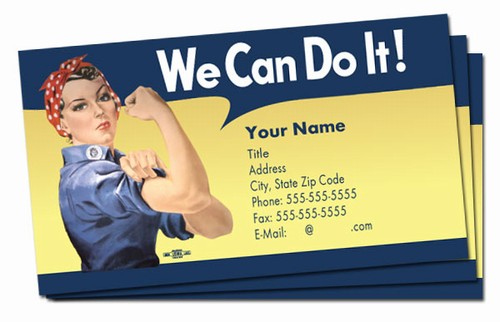 We Can Do It! Rosie Business Cards