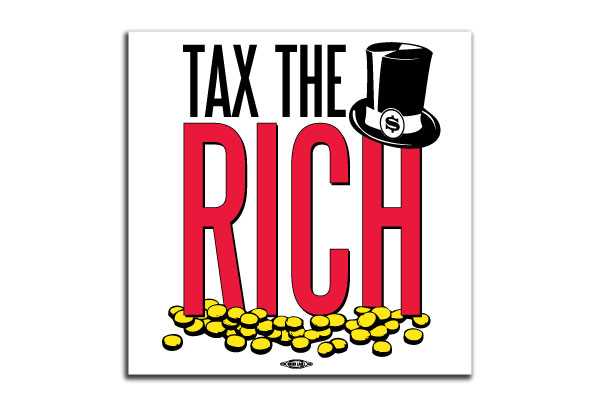 Tax The Rich Bumper Sticker