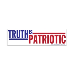 Truth Is Patriotic Bumper Sticker 