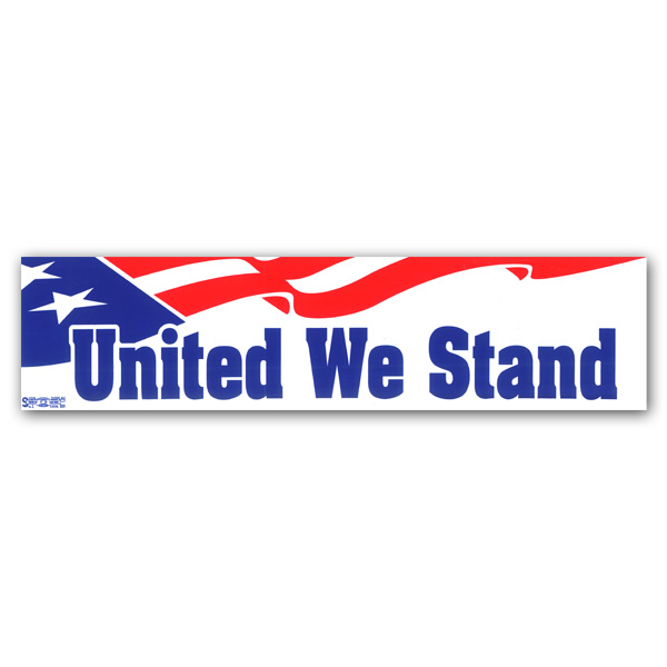 United We Stand Bumper Sticker
