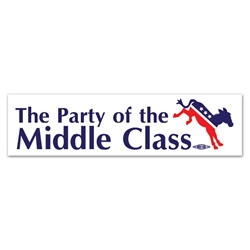 The Party of the Middle Class Bumper Sticker