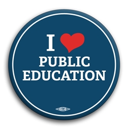 I Heart Public Education Button