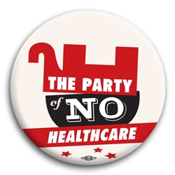 The Party of No Healthcare Button