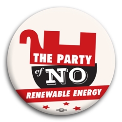 The Party of No Renewable Energy Button