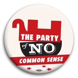 The Party of No Common Sense Button