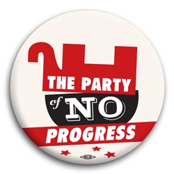 The Party of No Progress Button