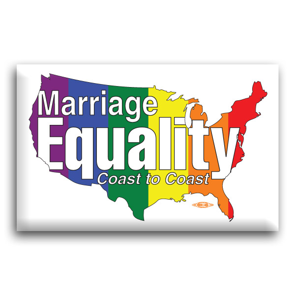 Marriage Equality Coast to Coast Button