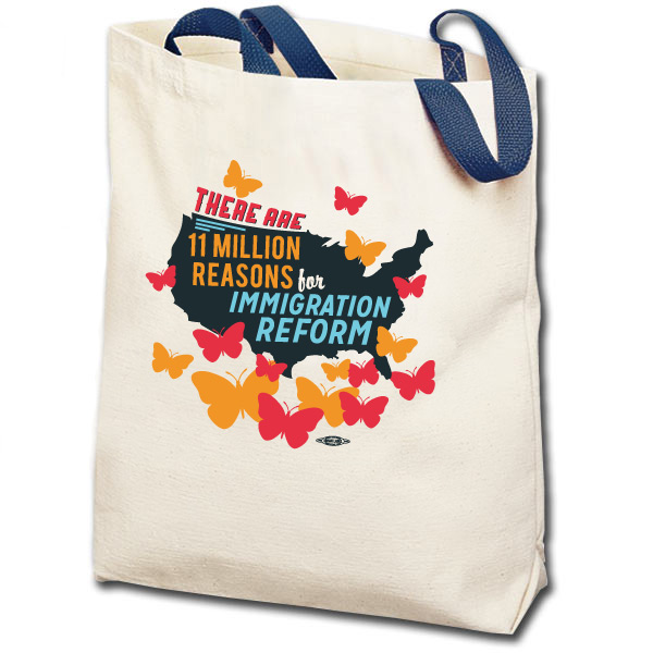 11 Million Reasons to Support Immigration Reform Totebag
