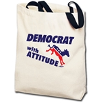 Democrat With Attitude Totebag