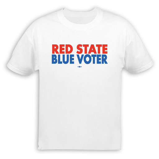 Red State Blue Voter T-Shirt