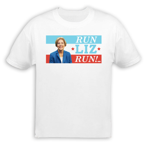 Run Liz Run Elizabeth Warren T-Shirt