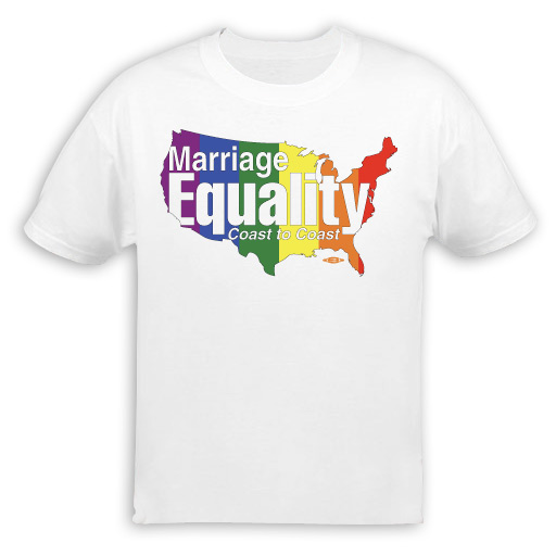 Marriage Equality Coast to Coast T-Shirt