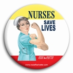 Nurses Save Lives Rosie Button
