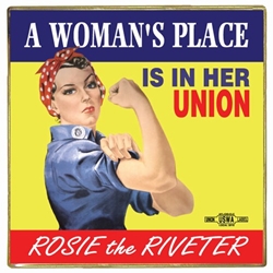 A Womans Place... Rosie the Riveter Lapel Pin