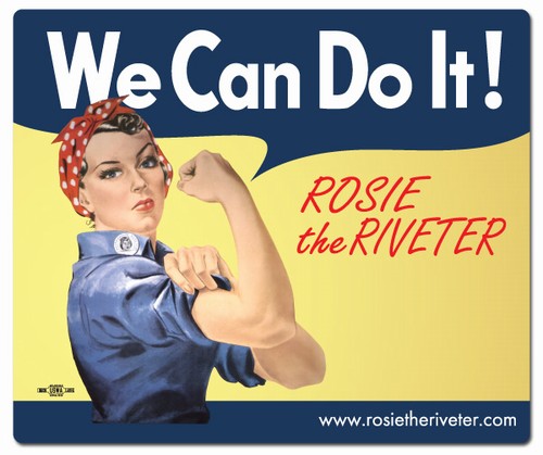 We Can Do It! Rosie the Riveter Mouse Pad