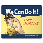 We Can Do It! Firefighter Rosie the Riveter Mouse Pad
