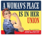 A Woman's Place... Rosie the Riveter Mouse Pad