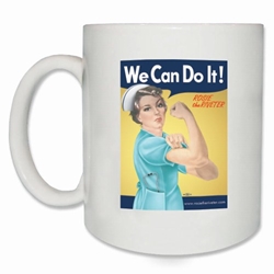 We Can Do It! Nurse Rosie the Riveter Coffee Mug