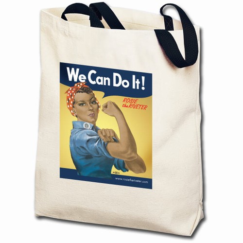 We Can Do It! Ethnic Rosie the Riveter Totebag